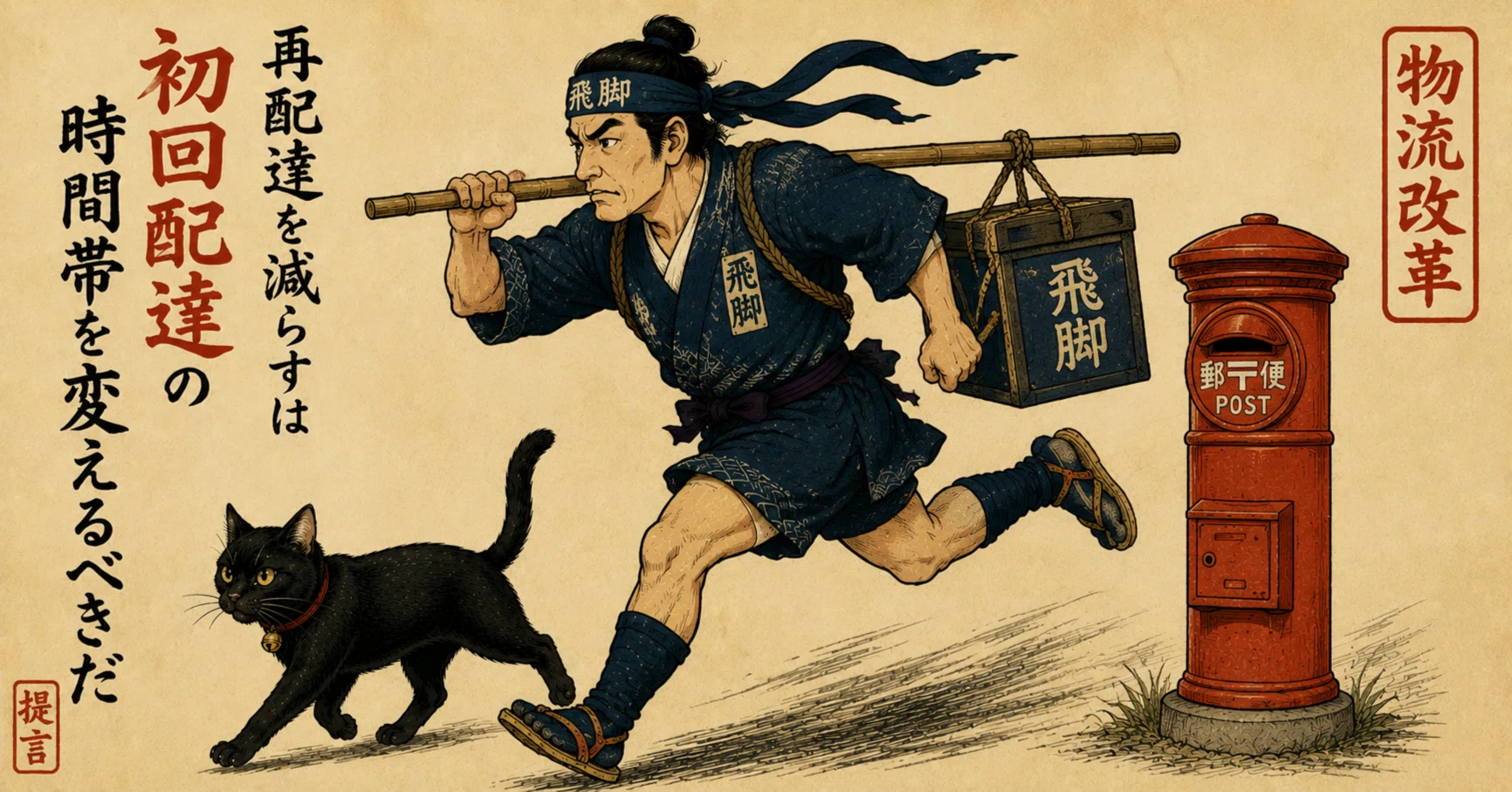 なぜ不在の多い昼間に配るのか？元配達員が考えた再配達削減策｜kotatin
