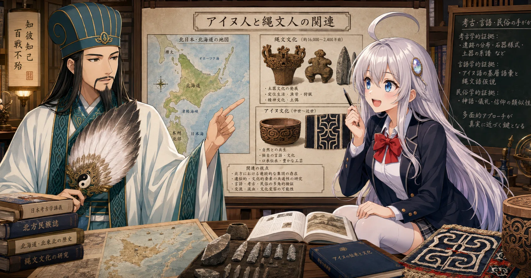 アイヌ人と縄文人』諸葛亮 孔明老師(ChatGPT:ﾛｰﾙﾌﾟﾚｲ)との対話｜かんべ