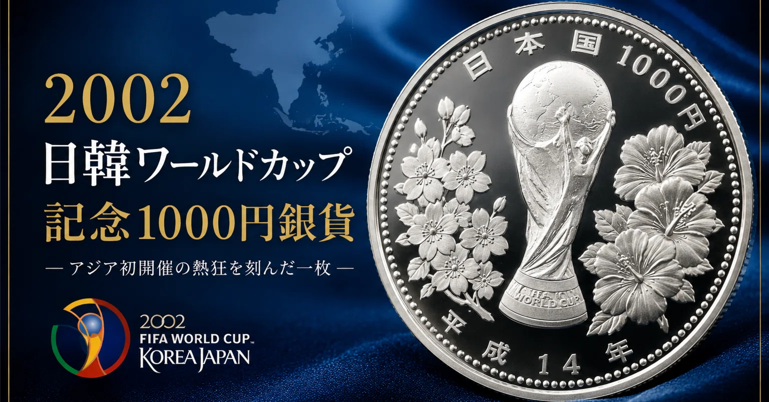 2002年日韓ワールドカップ記念1000円銀貨 ― アジア初開催の熱狂を刻ん