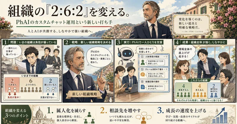 なぜ現場は変わらないのか。ABA理論とPhAIがつくる「スーパーAI群」という新しい組織変革 eyecatch