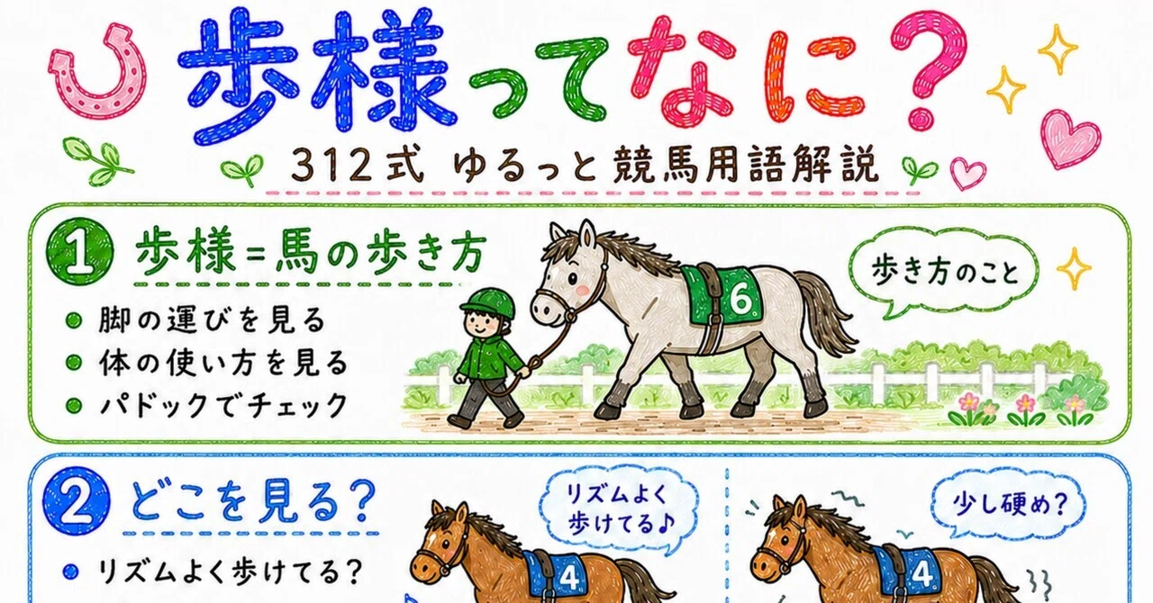 歩様ってなに？｜競馬予想家312