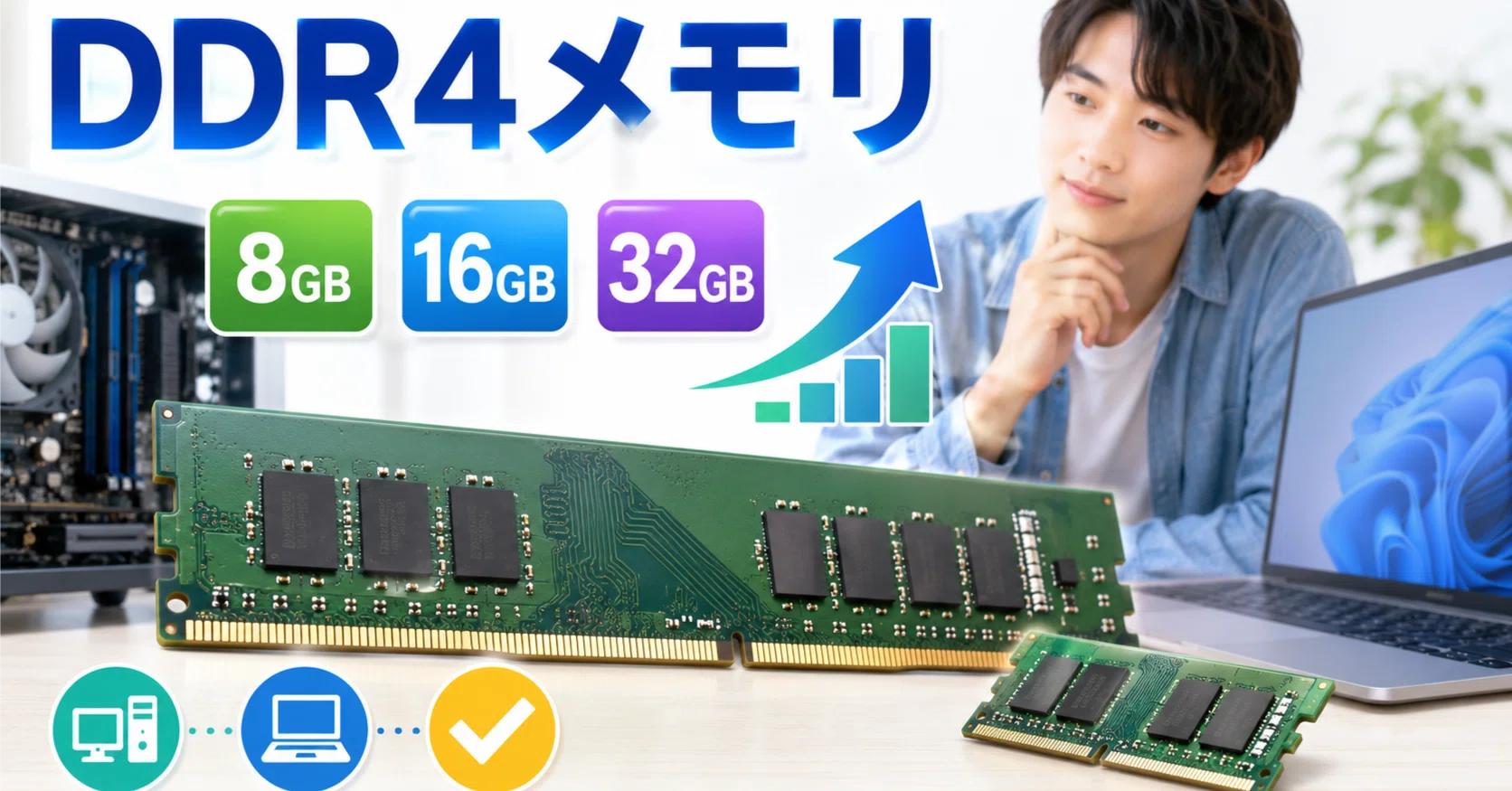 ノートPCメモリ　DDR4　8GB、16GBまとめ DDR4 メモリ｜pc_masami