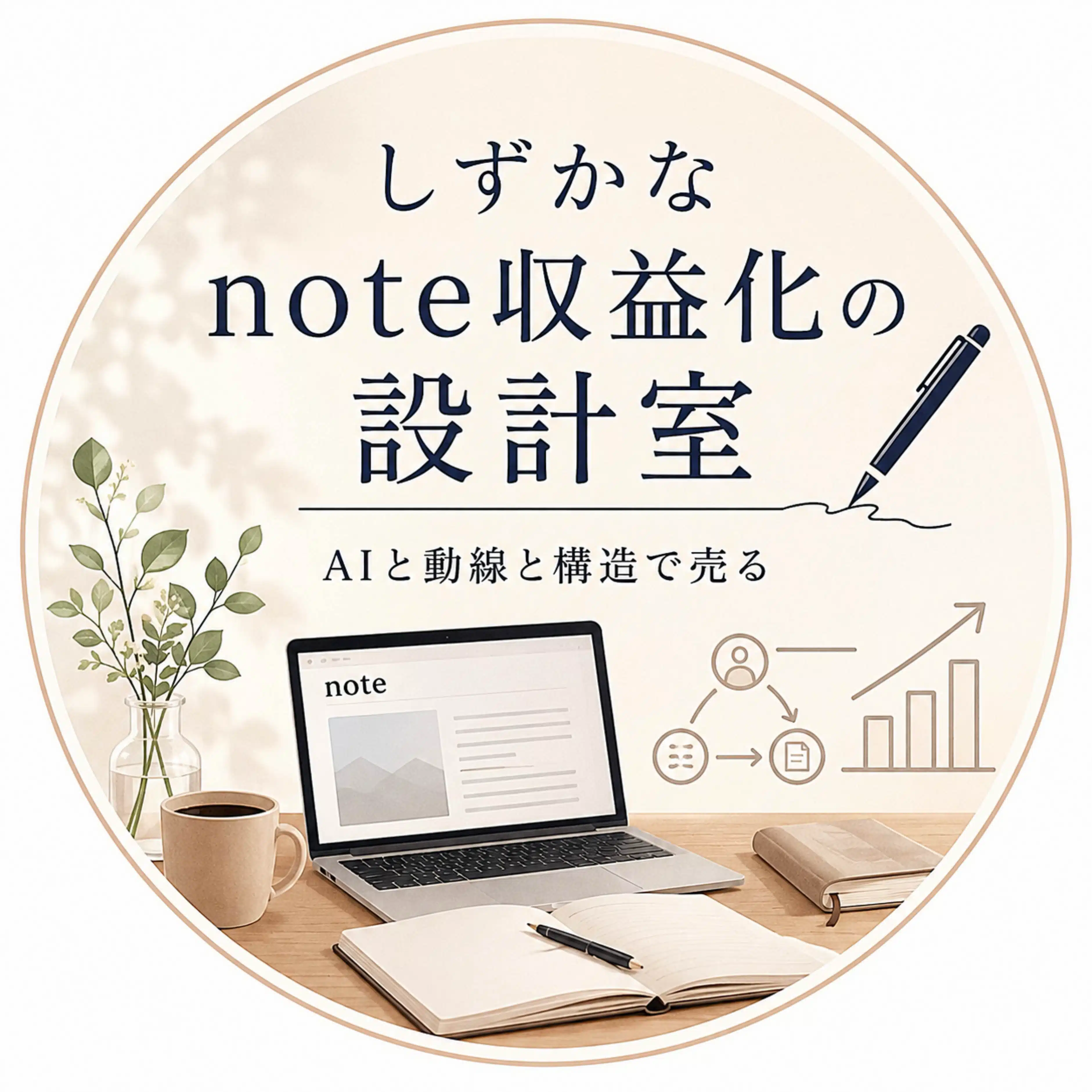 しずかなnote収益化の設計室