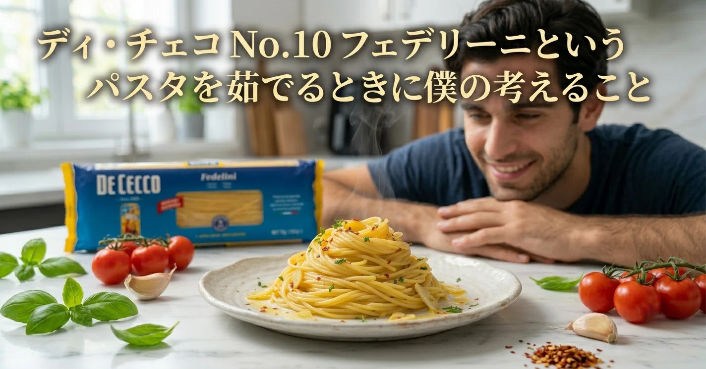 ディ・チェコ No.10 フェデリーニというパスタを茹でるときに僕の