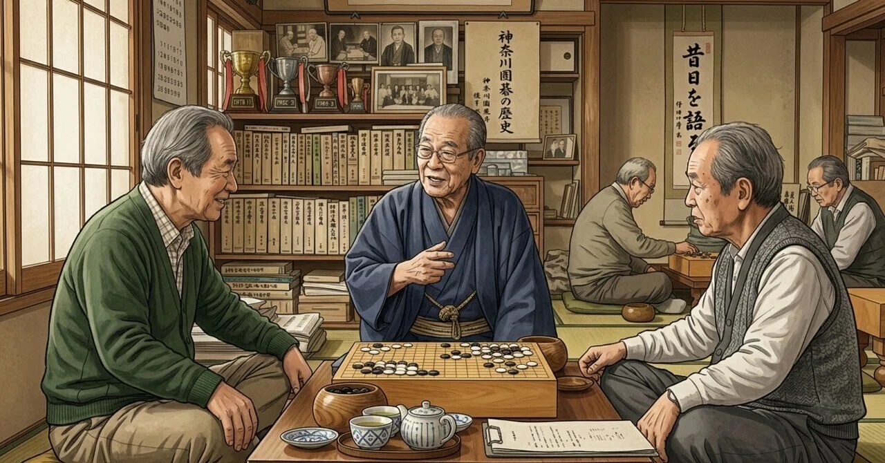 学研　囲碁トレーナー 神奈川囲碁強豪昔語り｜烏天狗クーロン