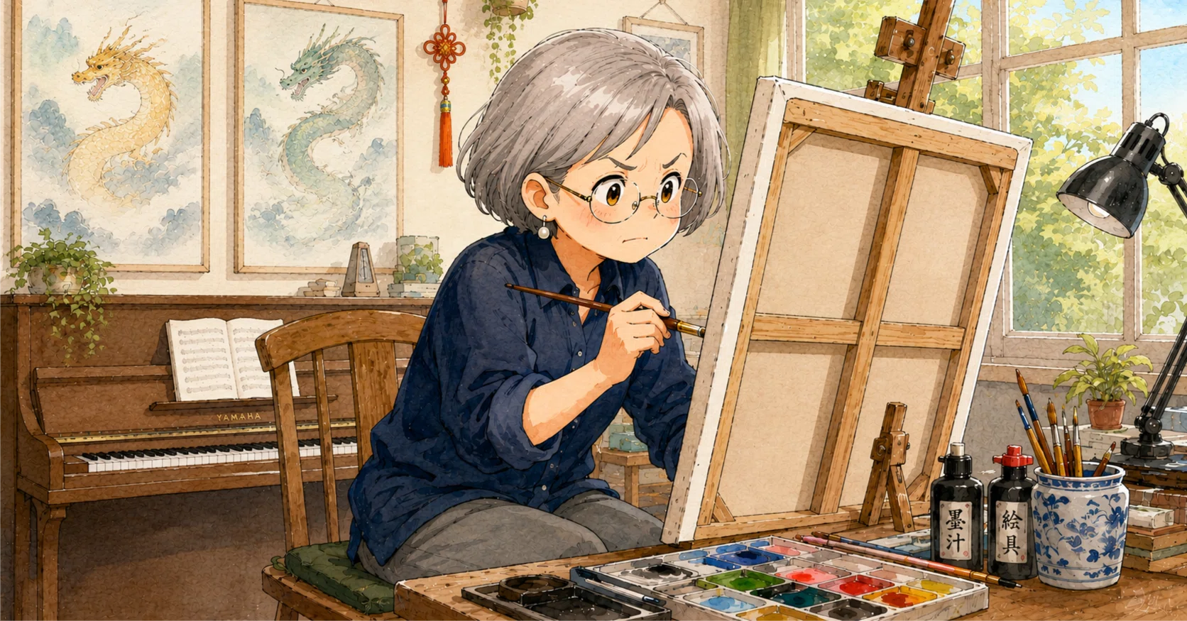 画竜点睛 六本木を旅する龍（絵画入選）｜ドラゴンどらむD.D.（りゅう