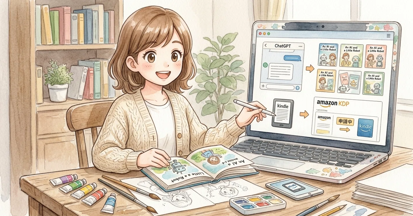 ChatGPTで作った絵本をKindleで出版するまで｜表紙作成から申請まで