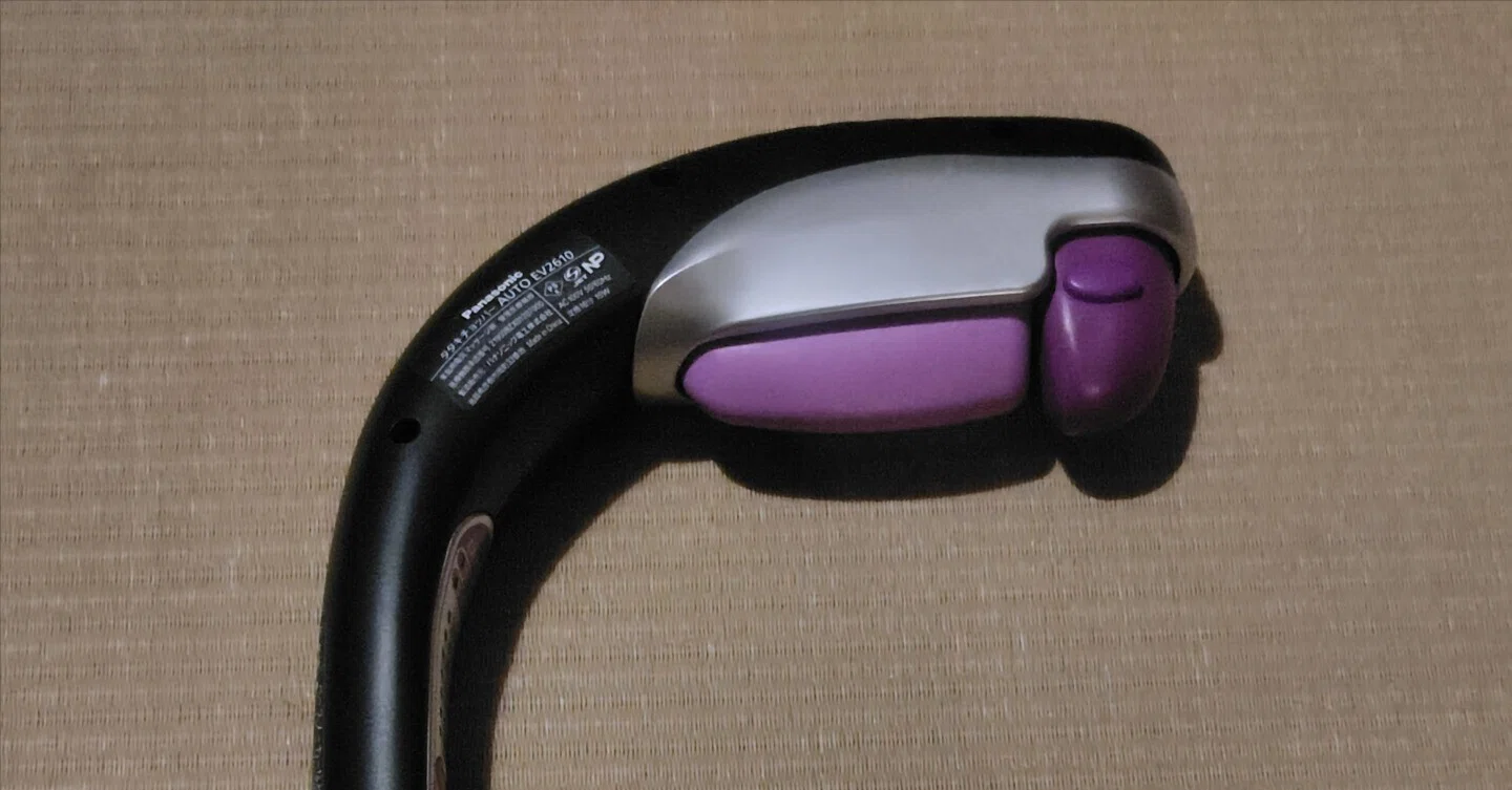 いただき物のPanasonicハンディマッサージャーを試してみた｜肩こりへ 
