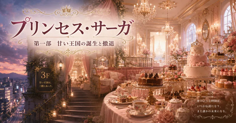 プリンセス・サーガ｜Sweets Buffet Princess――熊本下通の3階に咲いた甘い王国、撤退戦、そして2030年代の再臨へ
