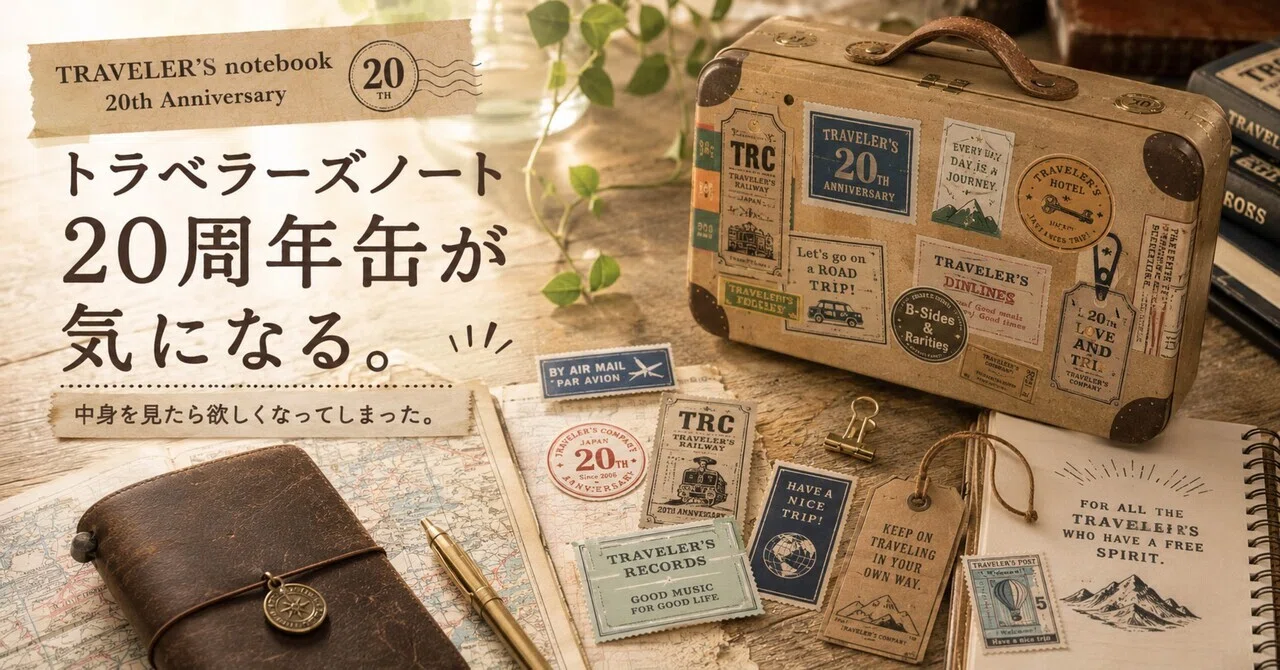 トラベラーズノート20周年缶が気になる。｜MiMi