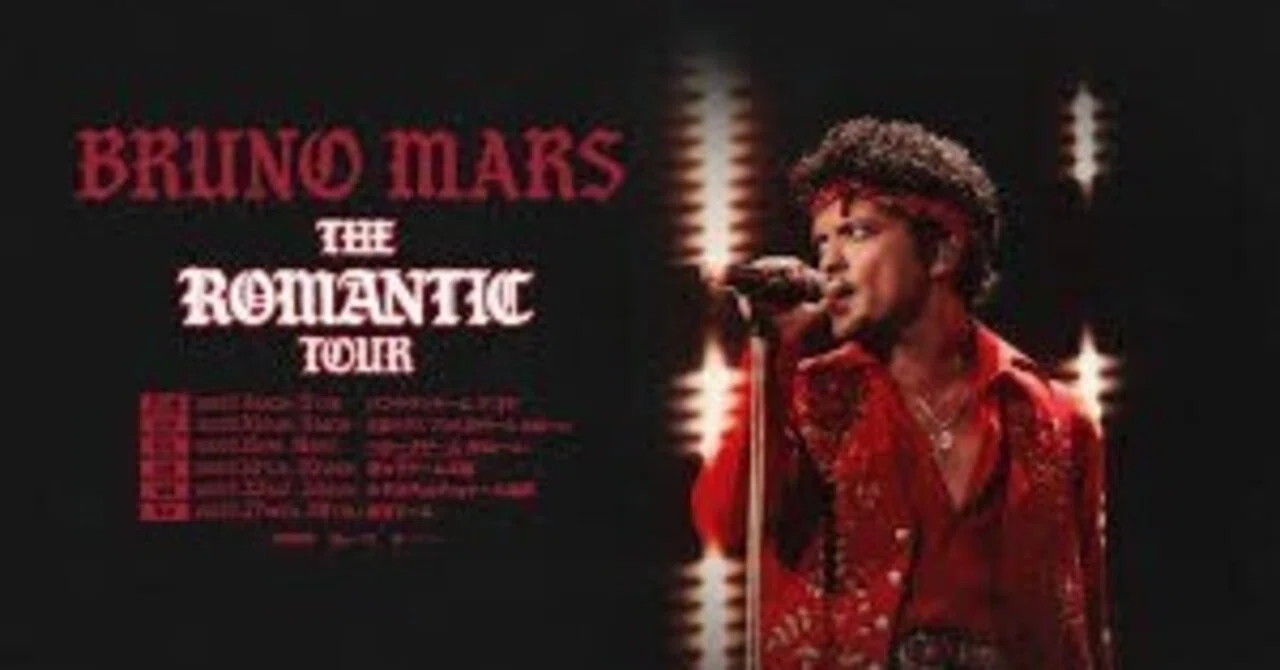 大決定 ブルーノ・マーズ3年ぶり来日全国各地ドームツアー発表～2027年