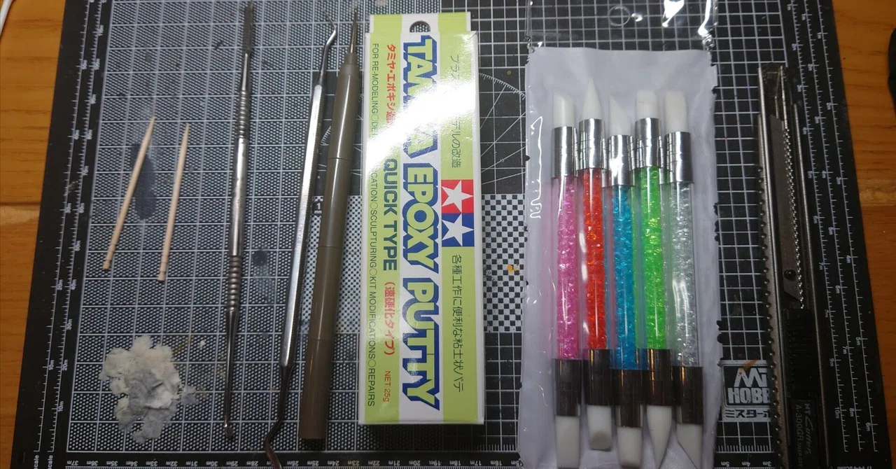 [For Warhammer & Plastic Model Beginners] How to Use Putty and Examples ...