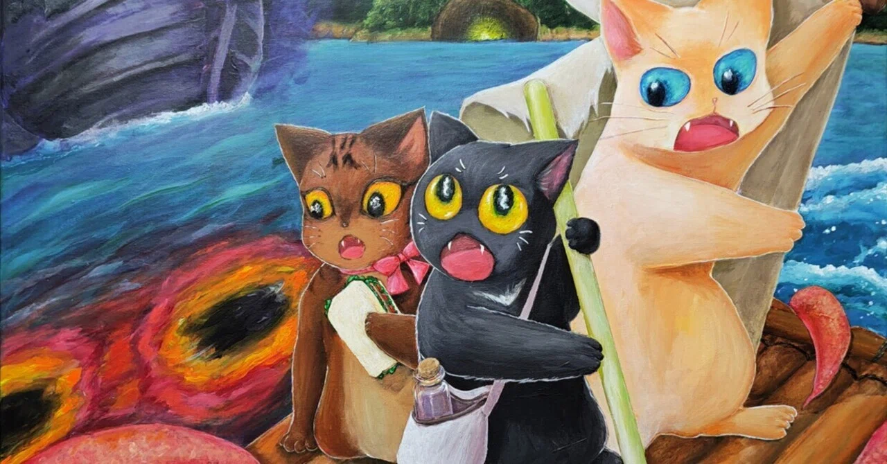 黒ねこカンちゃんの宝探し（ミニノベルロング版）｜島田つき