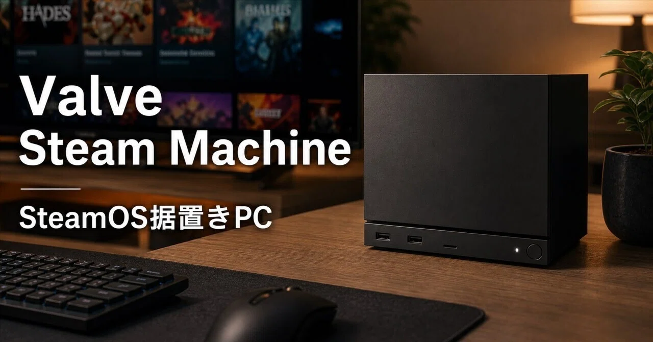 Valve Steam Machineレビューと特徴 SteamOS据置きでゲーミングPCは 