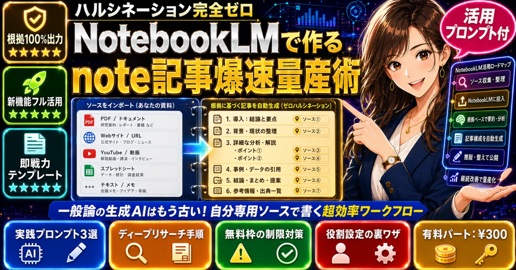 Geminiじゃなくて「NotebookLM」でnote記事を爆速化する方法【2026年新