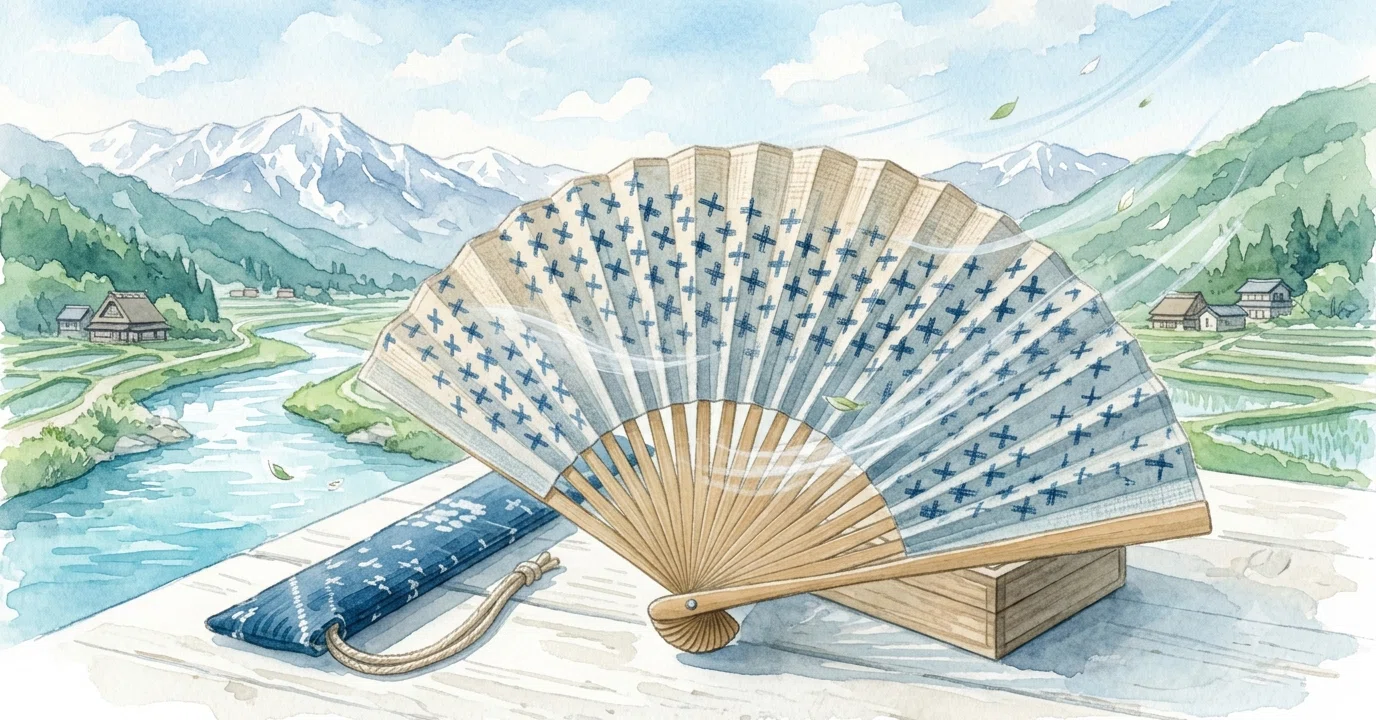 新潟・小千谷縮】小千谷縮の扇子｜夏のおすすめギフトと産地の魅力
