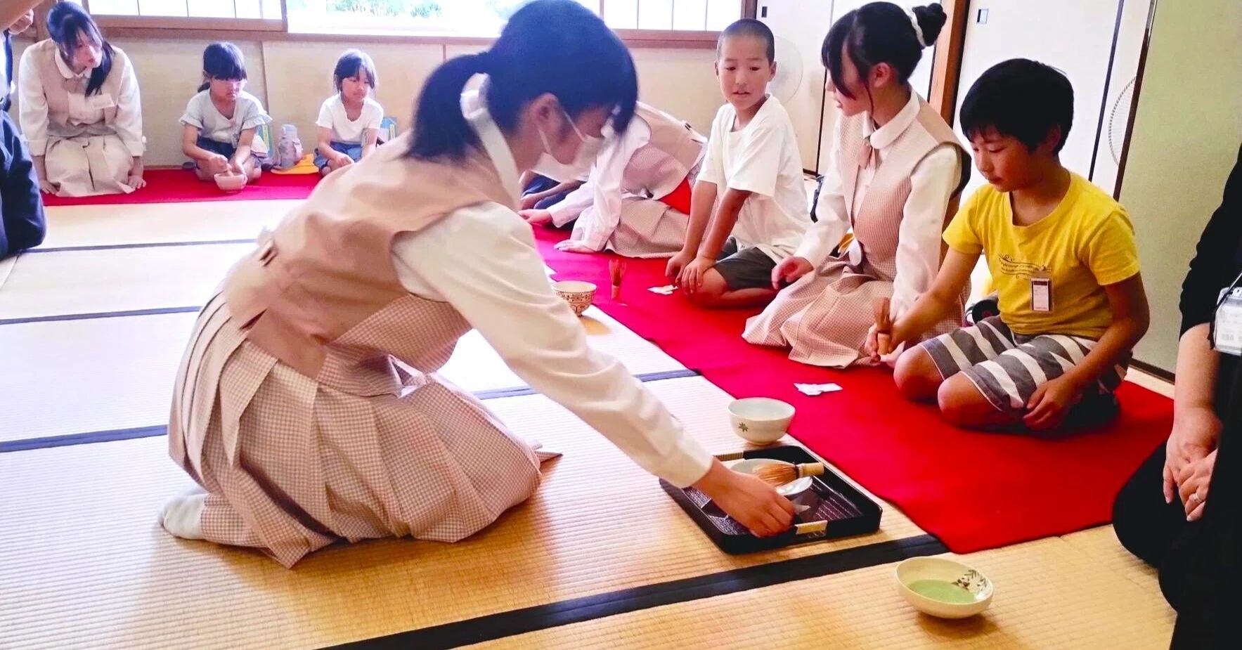 大多喜西小学校3年生の茶道体験&はじめての高校探検！｜千葉県立