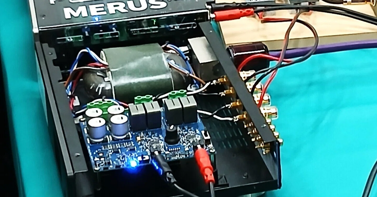 大型トランス】自作power amp.⑧