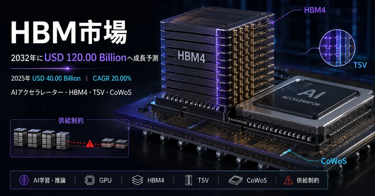 HBM Market to Reach USD 120.00 Billion by 2032, AI Semiconductor Supply ...