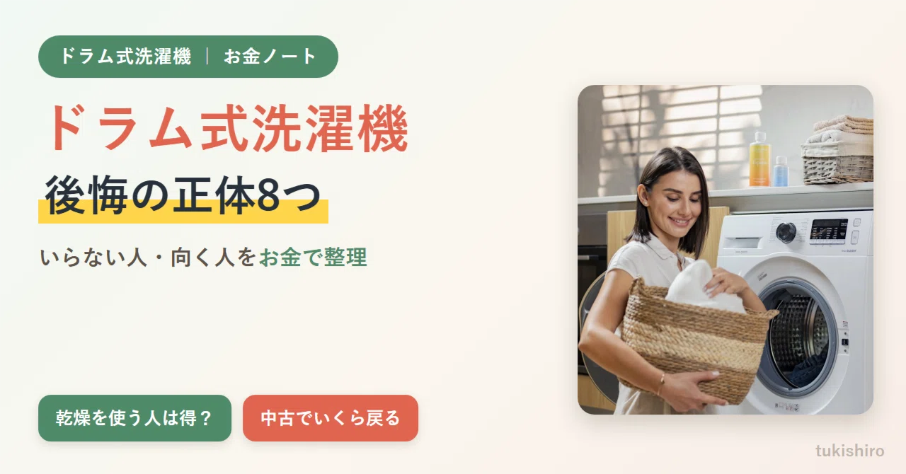 ドラム式洗濯機 後悔の正体8つ|「二度と買わない」は本当?いらない人 ドラム式洗濯機 後悔の正体8つ|「二度と買わない」は本当?いらない人