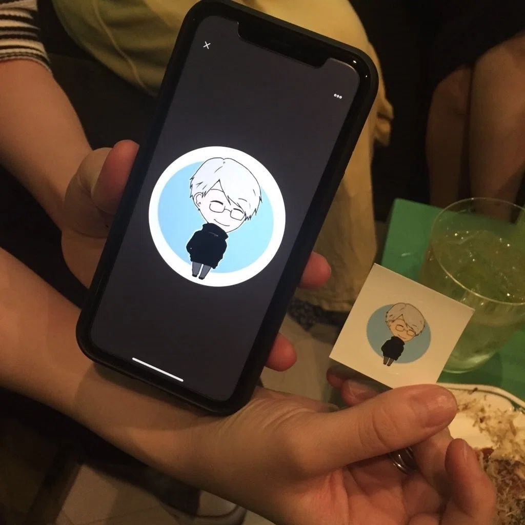 会話とシール