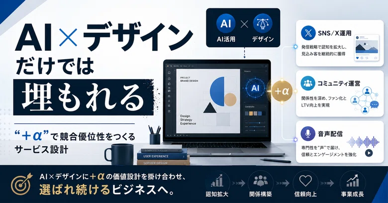 Sercive Alphas AI x Design Alone Leads to Obscurity: Service Design for Creating ...