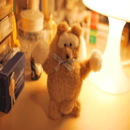 空想アパートメント　カネヒラ様手作りぬいぐるみ　たぬき うごくぬいぐるみたち｜カネヒラ