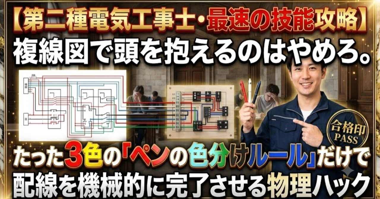【Second-Class Electrician: Fastest Skills Strategy】 Stop agonizing over ...