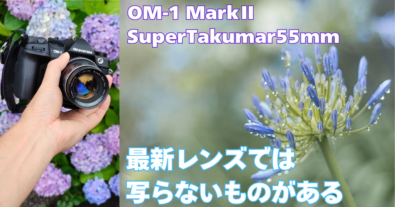 OM-1だから楽しめる。オールドレンズが花を優しく変える魔法｜om_fun