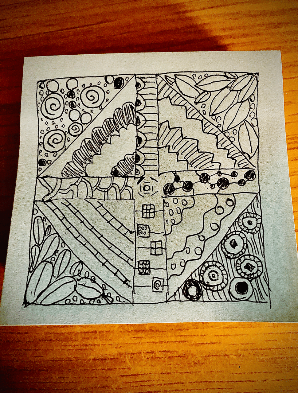 Zentangle よしの海 Note