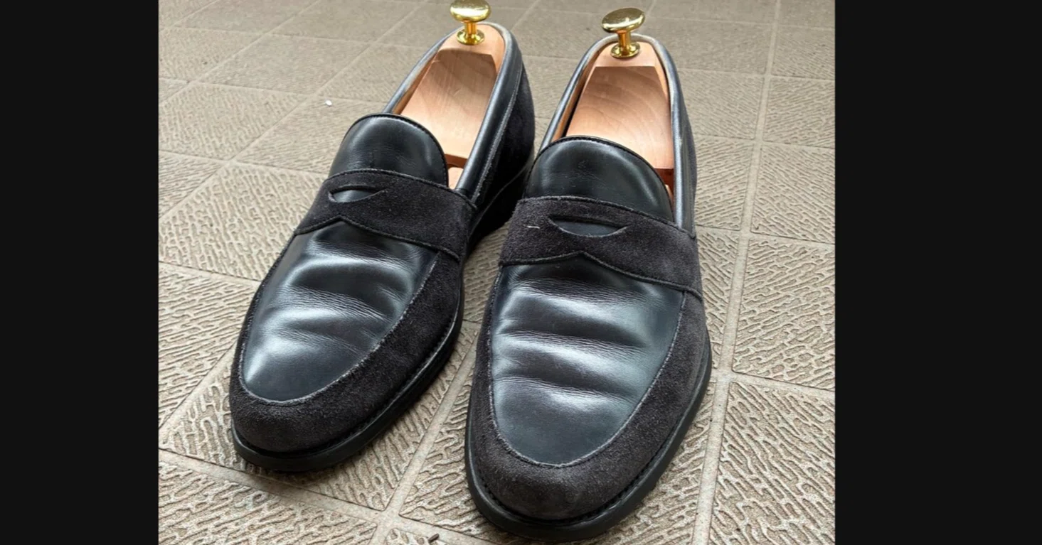 👞【7年・350回】チーニーのハドソン。「くたっと足に貼り付く」普段