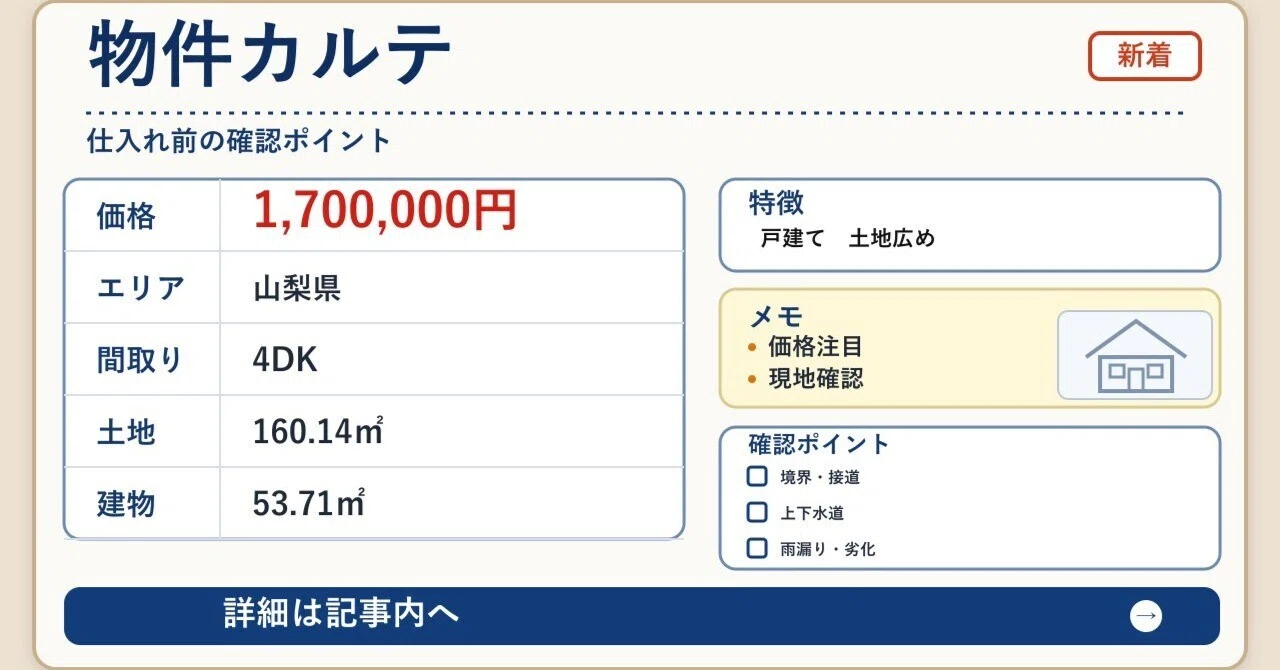 山梨県甲州市】170万円！駅徒歩8分の暮らしやすさが魅力の中古戸建て
