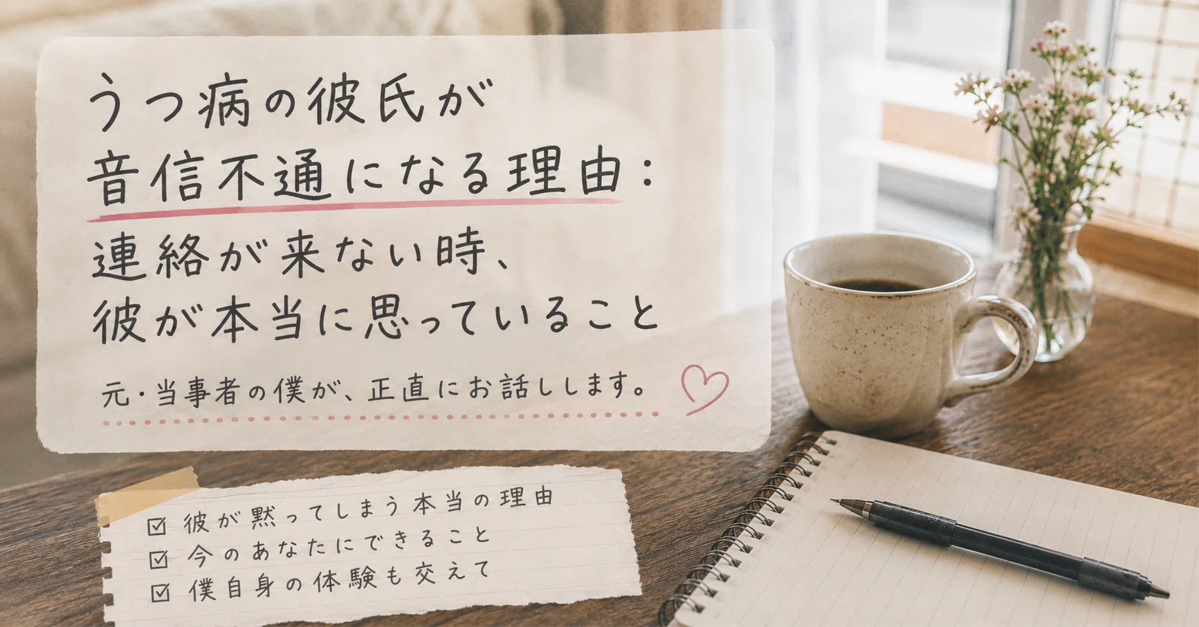 音信 不通 待てる 女