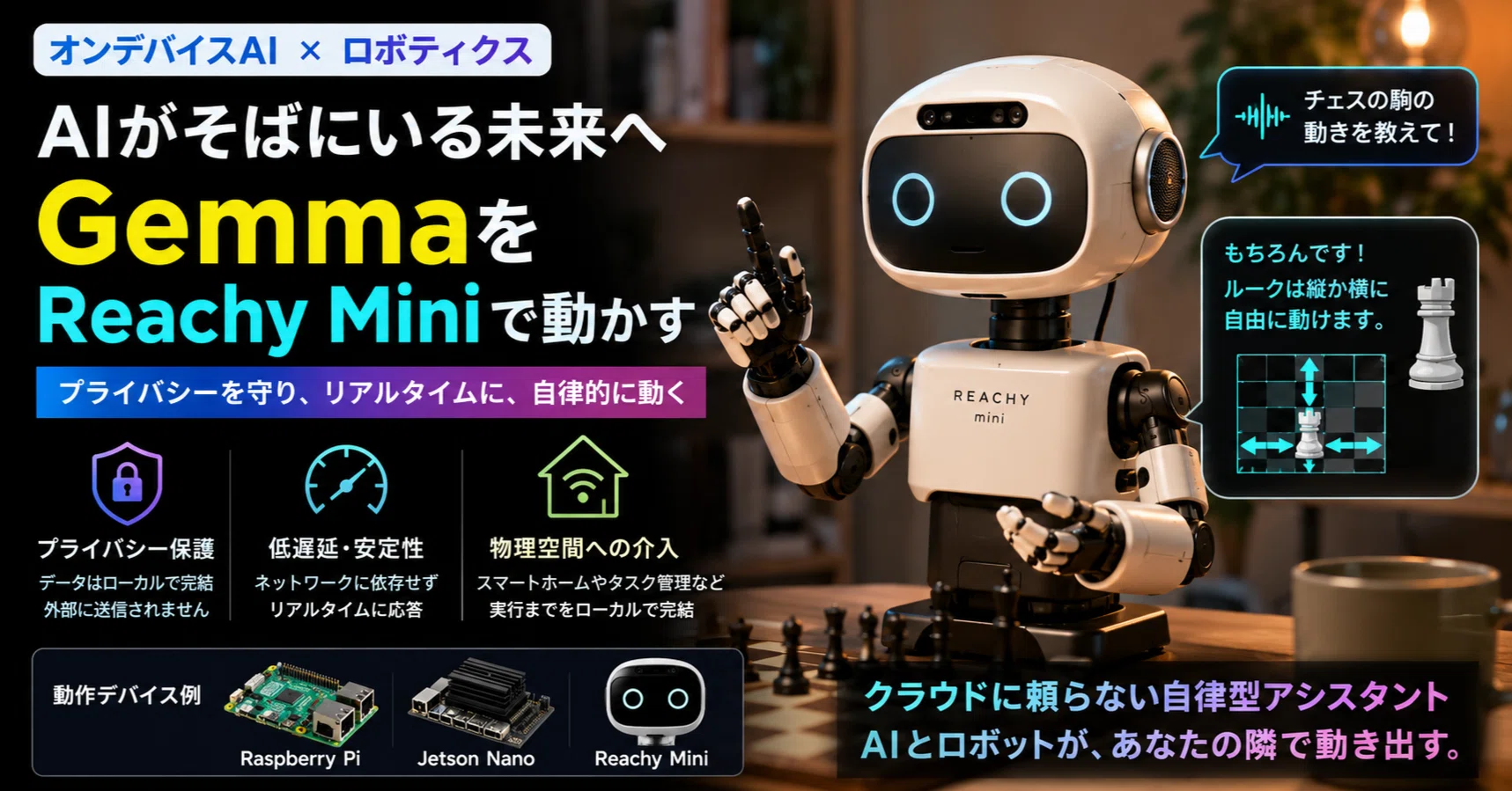 The Potential of Robots x On-Device AI: The Future Shown by Gemma