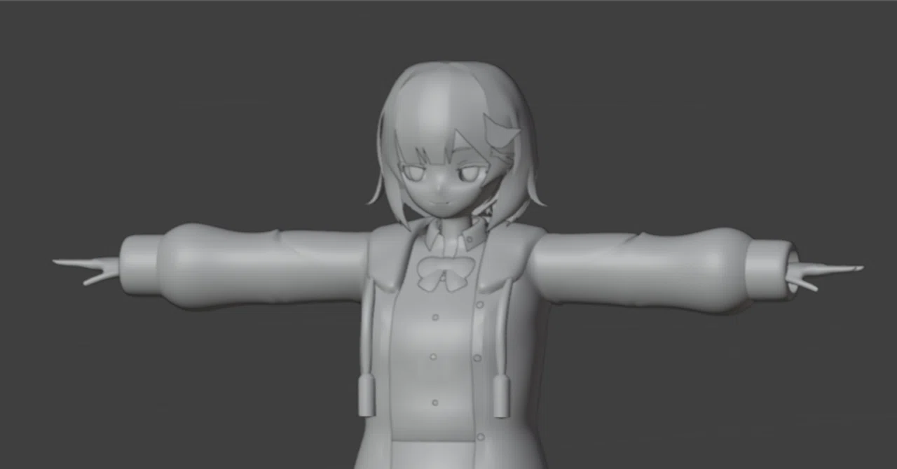 Blenderでアニメ絵キャラクターを作ろう！モデリングの巻』を初心者が
