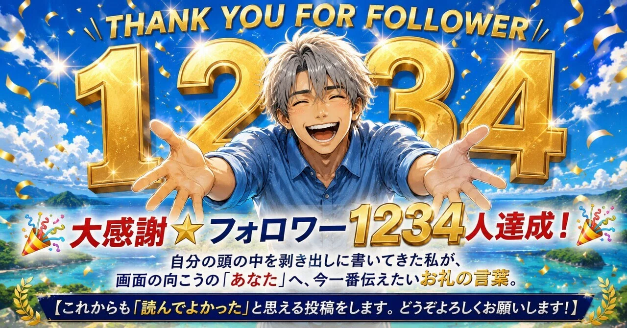 大感謝】フォロワー「1234人」の奇跡。沖縄の小学校教師が、画面の 