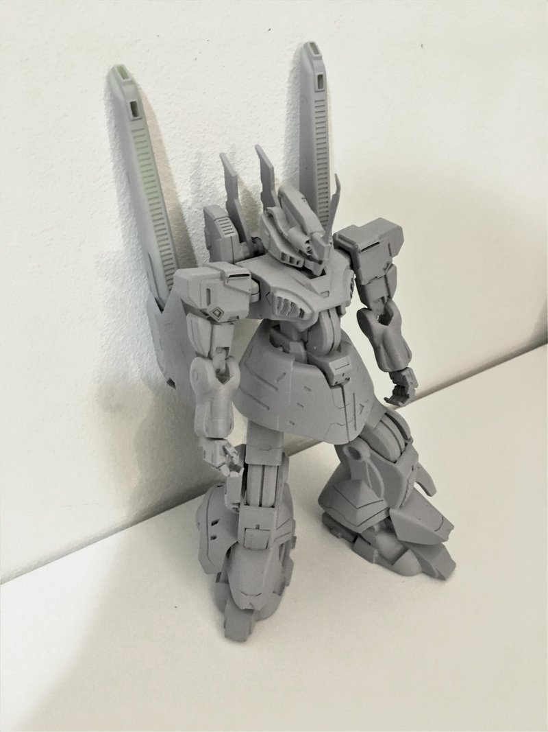 リックディジェ改 ガンダム 1 100制作 バインダー 3dプリンターでプラモデル 銀のセカイ 3dモデルx3dプリンターxフォトショップx プラモデル Note