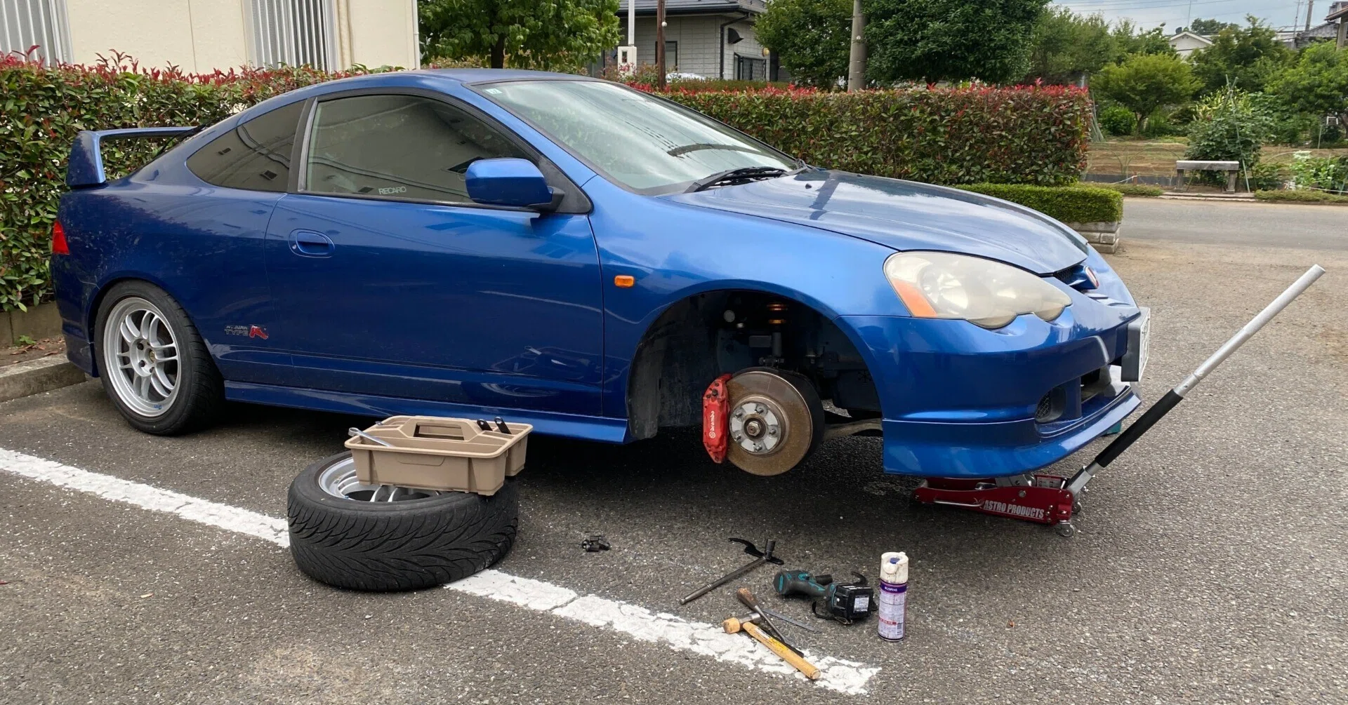 インテグラ DC5：車高調整｜Weekend Garage & Cars Life