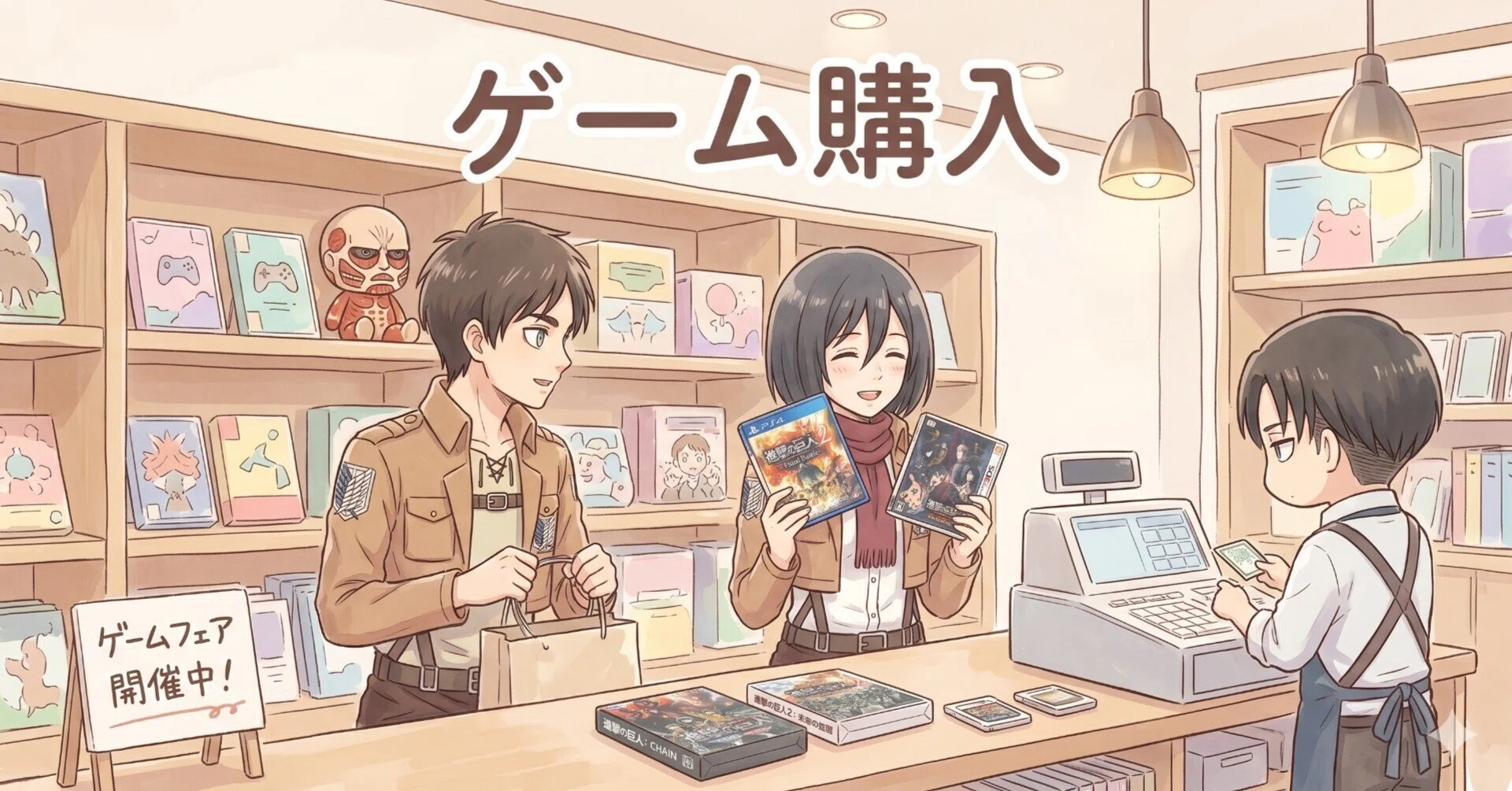 ゲーム購入・進撃の巨人シリーズ｜ヨチオ