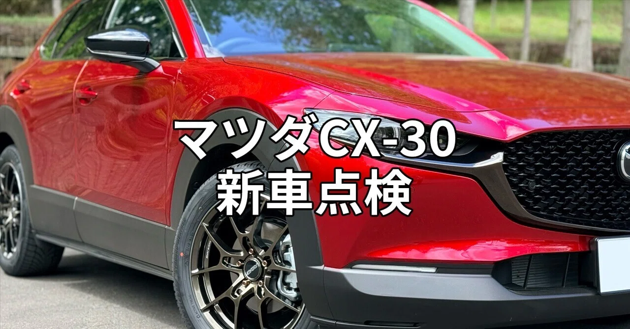 ラジオにノイズが！ - MAZDA CX-30（DMEJ3R）納車後77日目、新車点検