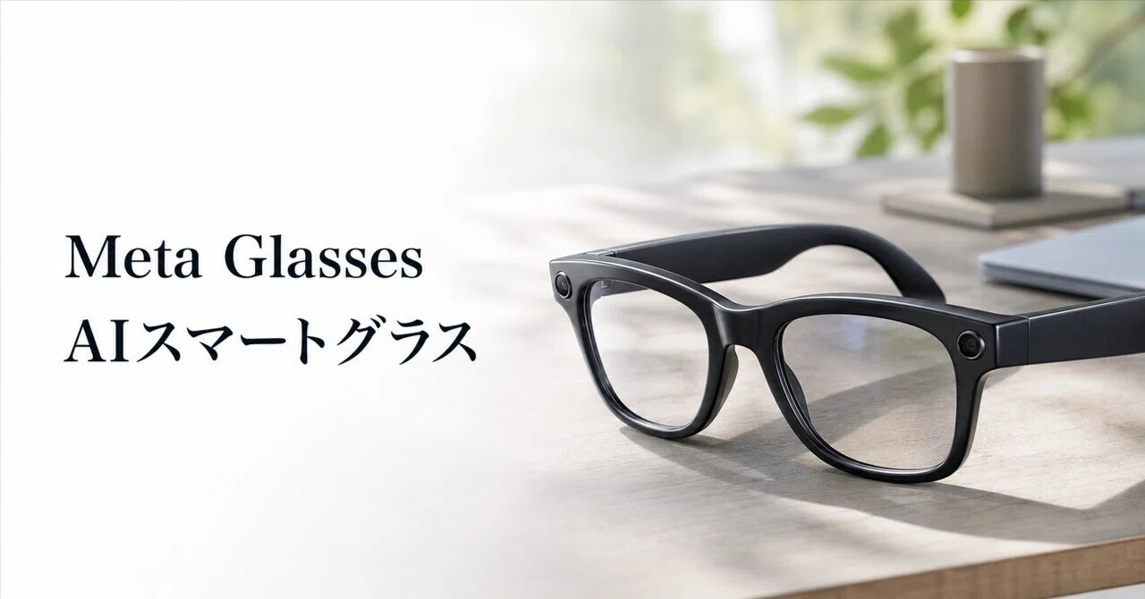 Meta Glassesレビュー・口コミ評判と特徴 ディスプレイなしで使うAI 
