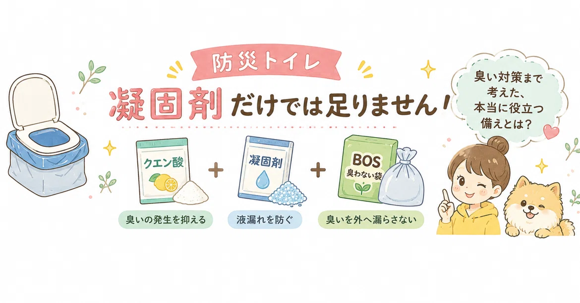 [Emergency Toilet] Is a coagulant alone enough? 3 measures you should ...