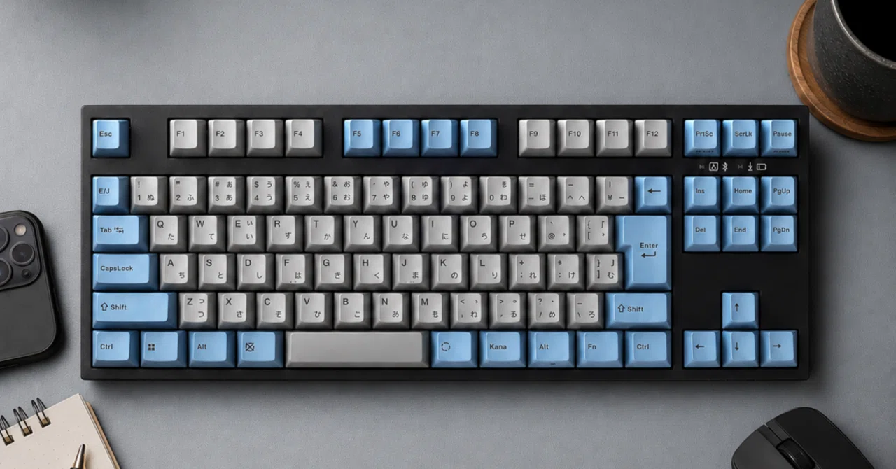 Bluetooth 4デバイス切り替え！LEOPOLD FC750RBT 静音赤軸、2週間使っ