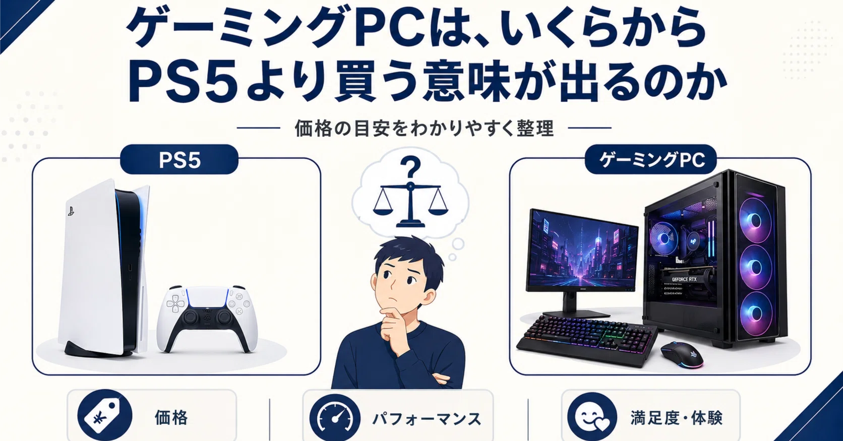 ゲーミングPCは、いくらからPS5より良いのか｜りょーた（ガジェオタ）
