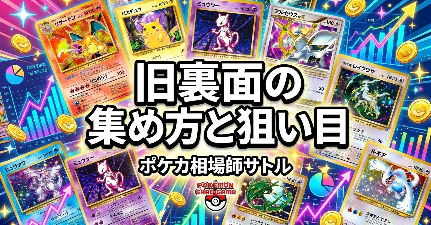 ポケカ 旧裏面の集め方と狙い目｜30周年で再注目される原点カードの