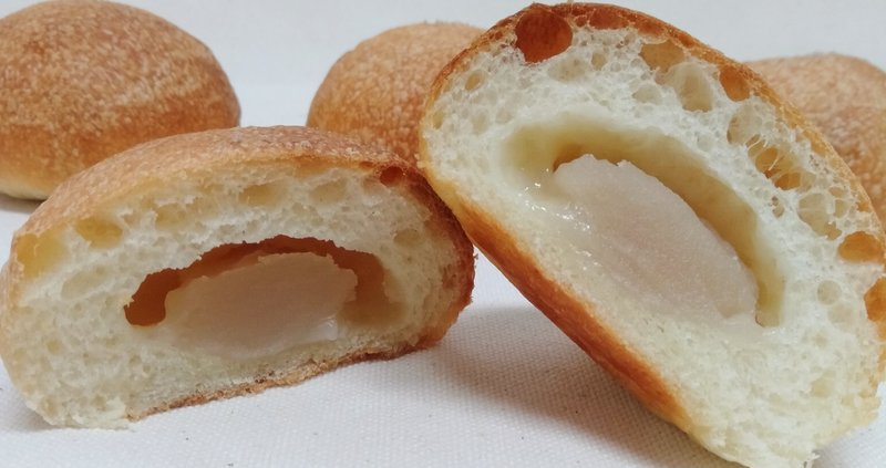 求肥入りの白こしあんぱん かめの Note 求肥入りの白こしあんぱん かめの Note