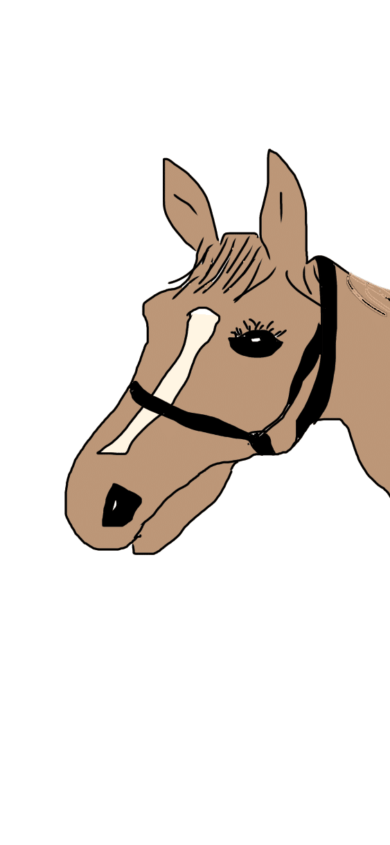 お絵かき 競走馬 Sy画伯 Note