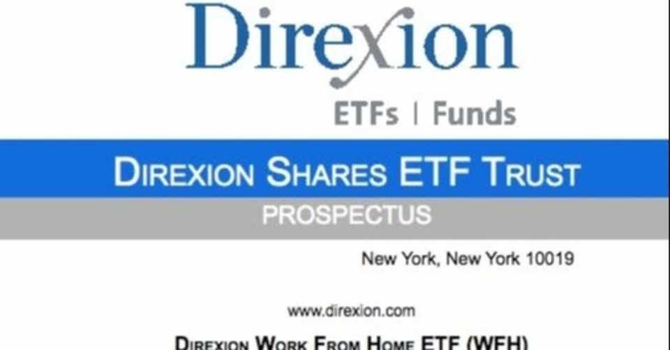 爆上げetf Wfh 次に爆上げするのはテレワーク 在宅勤務etf 注目すべき Work From Home Etf Wfh とは Hspが海外etfでfire Note