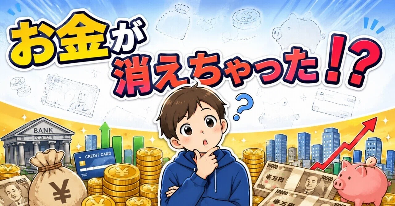 お金が消えちゃった！？｜モテアソブ三軒茶屋