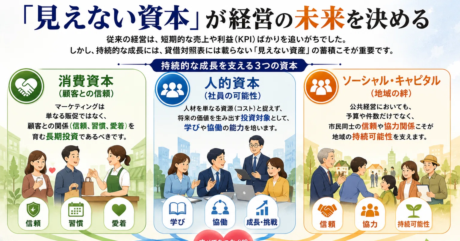 公共マネジメント⑩：見えない資本が未来を決める｜Tsuyoshi Mano